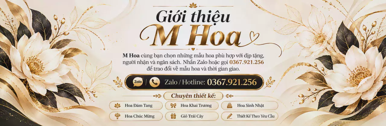Ảnh bìa Shop hoa tươi Xã Đại Sơn Bắc Ninh - Một món hoa, nhiều điều muốn nói